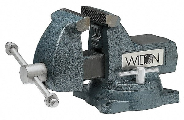 Wilton 21800 Bench & Pipe Combination Vise 8" Jaw Width, 8-1/4 in Jaw Opening, 4-3/4 in Throat Depth