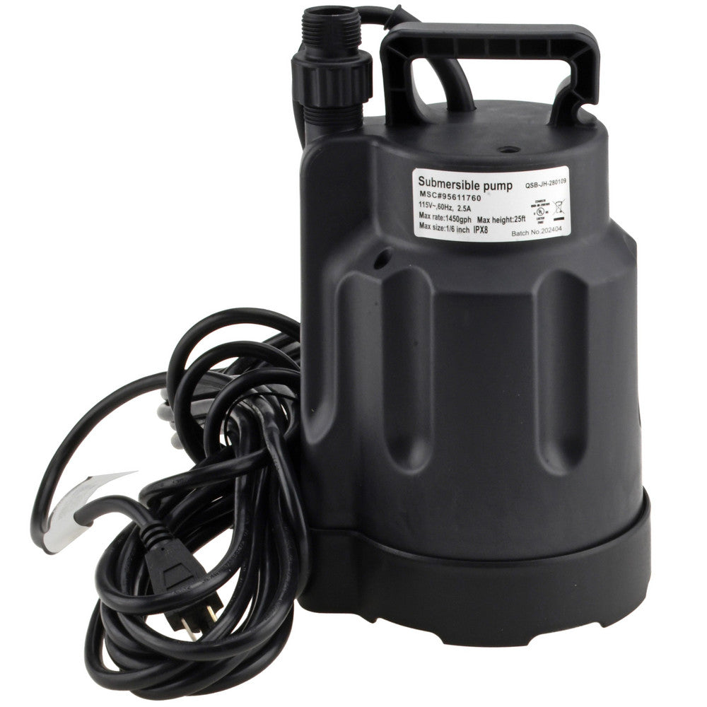 Value Collection SC62436944 Submersible Pump 2.5 Amp Rating, 120V, Hand Operated