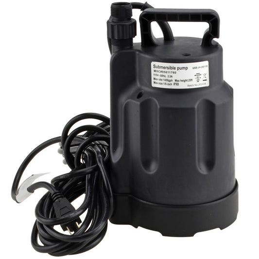 Value Collection SC62436944 Submersible Pump 2.5 Amp Rating, 120V, Hand Operated