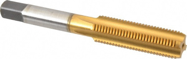 Cleveland C55230 7/16-20 Bottoming RH H3 TiN High Speed Steel 4-Flute Straight Flute Hand Tap