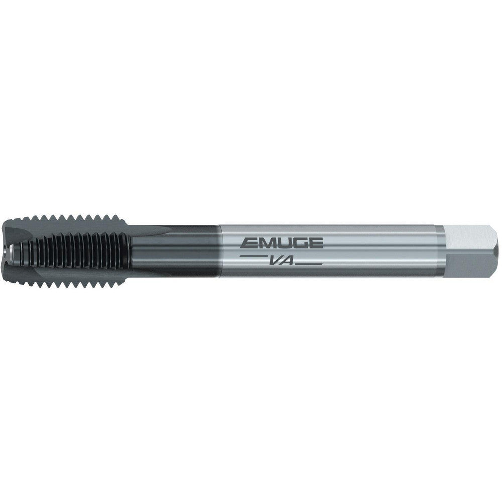 Emuge CU20C300.5016 Spiral Point Tap 3/4-10 UNC, 3 Flutes, Plug Chamfer, 2B Class of Fit, High-Speed Steel-E, GLT-1 Coated