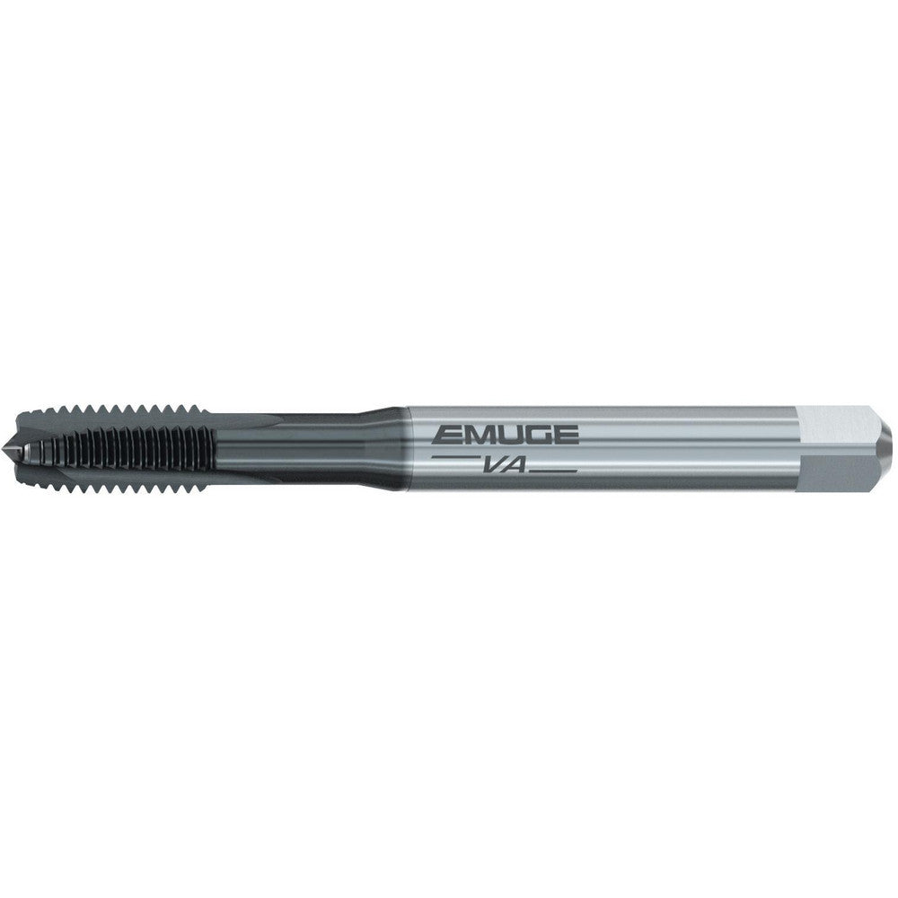 Emuge BU20C310.5041 Spiral Point Tap #10-32 UNF, 3 Flutes, Plug Chamfer, 3B Class of Fit, High-Speed Steel-E, GLT-1 Coated
