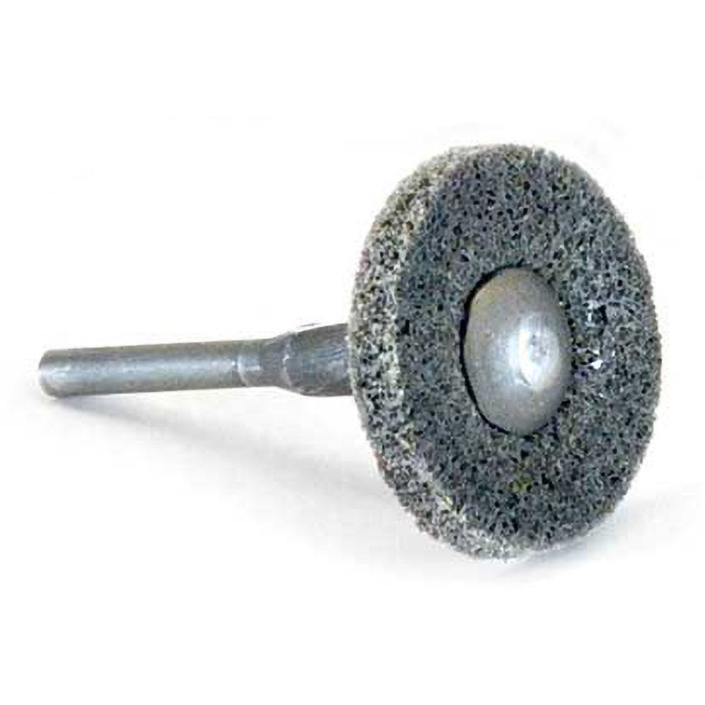 Superior Abrasives A018715 Deburring Wheel  1" Dia, 1/4" Face Width, 1/8" Hole, Density 4, Silicon Carbide