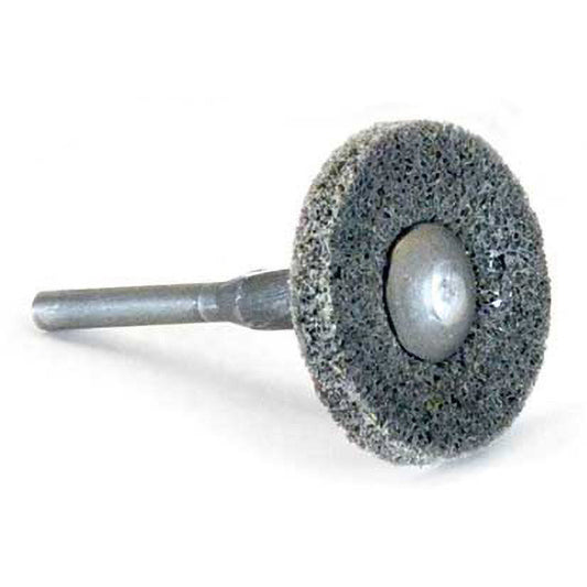 Superior Abrasives A018715 Deburring Wheel  1" Dia, 1/4" Face Width, 1/8" Hole, Density 4, Silicon Carbide