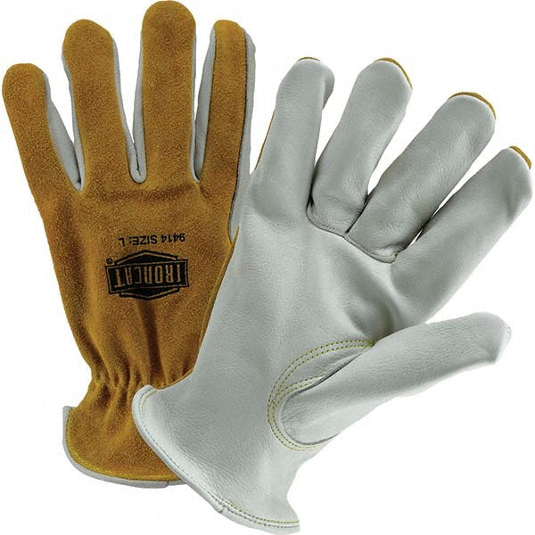PIP 9414/S Welding Gloves Ironcat 9414, Size Small, Uncoated-Coated, Pair, for Construction, Light Duty Welding, Agriculture & General Purpose