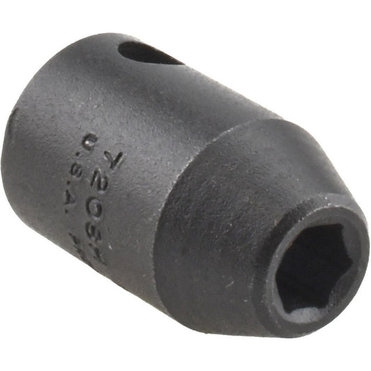 Proto J7208H Impact Socket 3/8" Drive, 1/4" Socket, Hex Drive