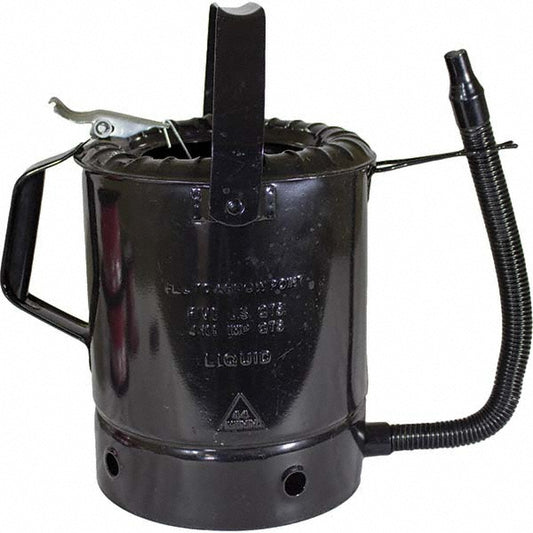 Funnel King 94496 Can & Hand-Held Oilers Oiler Type Bucket Oiler  Pump Material Steel  Body Material Steel  Color Black  Spout Type Flexible Spout  Spout Length 14 in