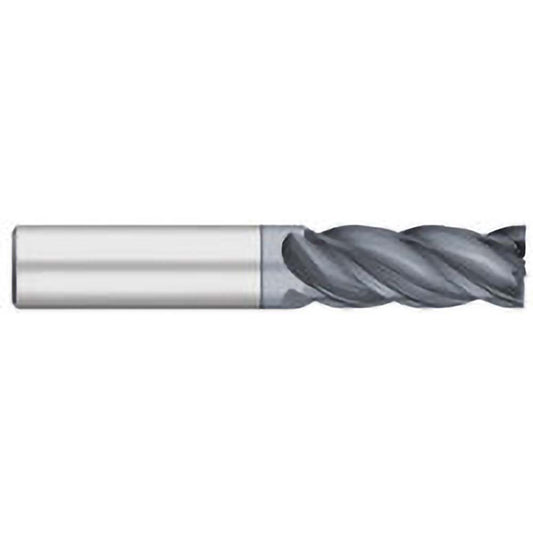 Titan USA TC21821 Square End Mill 1/8" Dia, 1/2" LOC, 4 Flutes, Solid Carbide