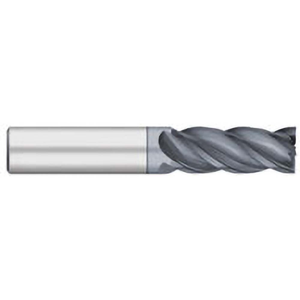 Titan USA TC21827 Square End Mill 1/4" Dia, 3/4" LOC, 4 Flutes, Solid Carbide