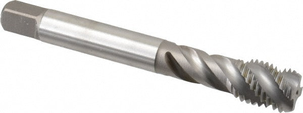 Emuge CU513510.5621 1/2-13 UNC, 4 Flute, 45&deg Helix, Bottoming Chamfer, Bright Finish, Cobalt Spiral Flute STI Tap