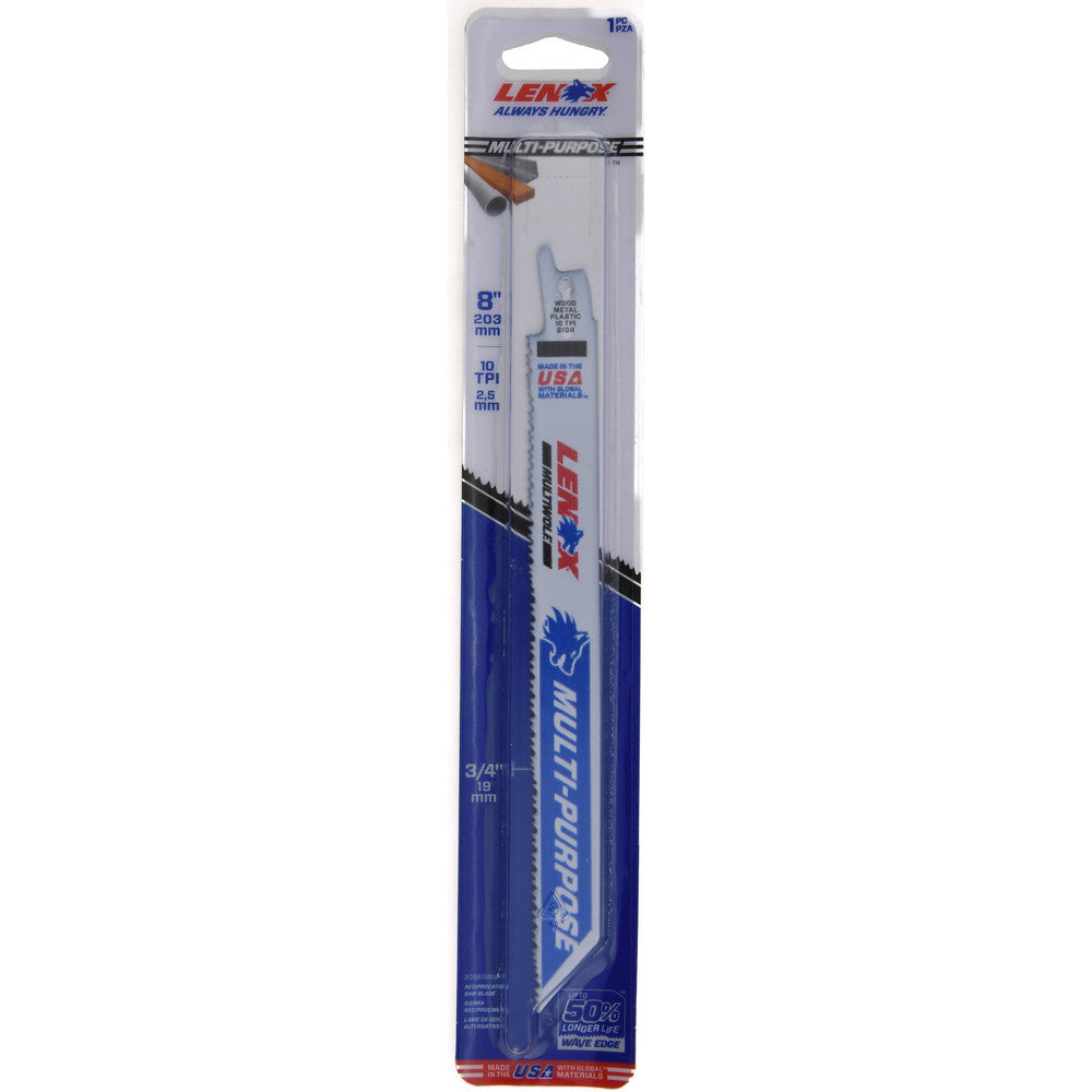 Lenox 20581S810R Reciprocating Saw Blade Bi-Metal
