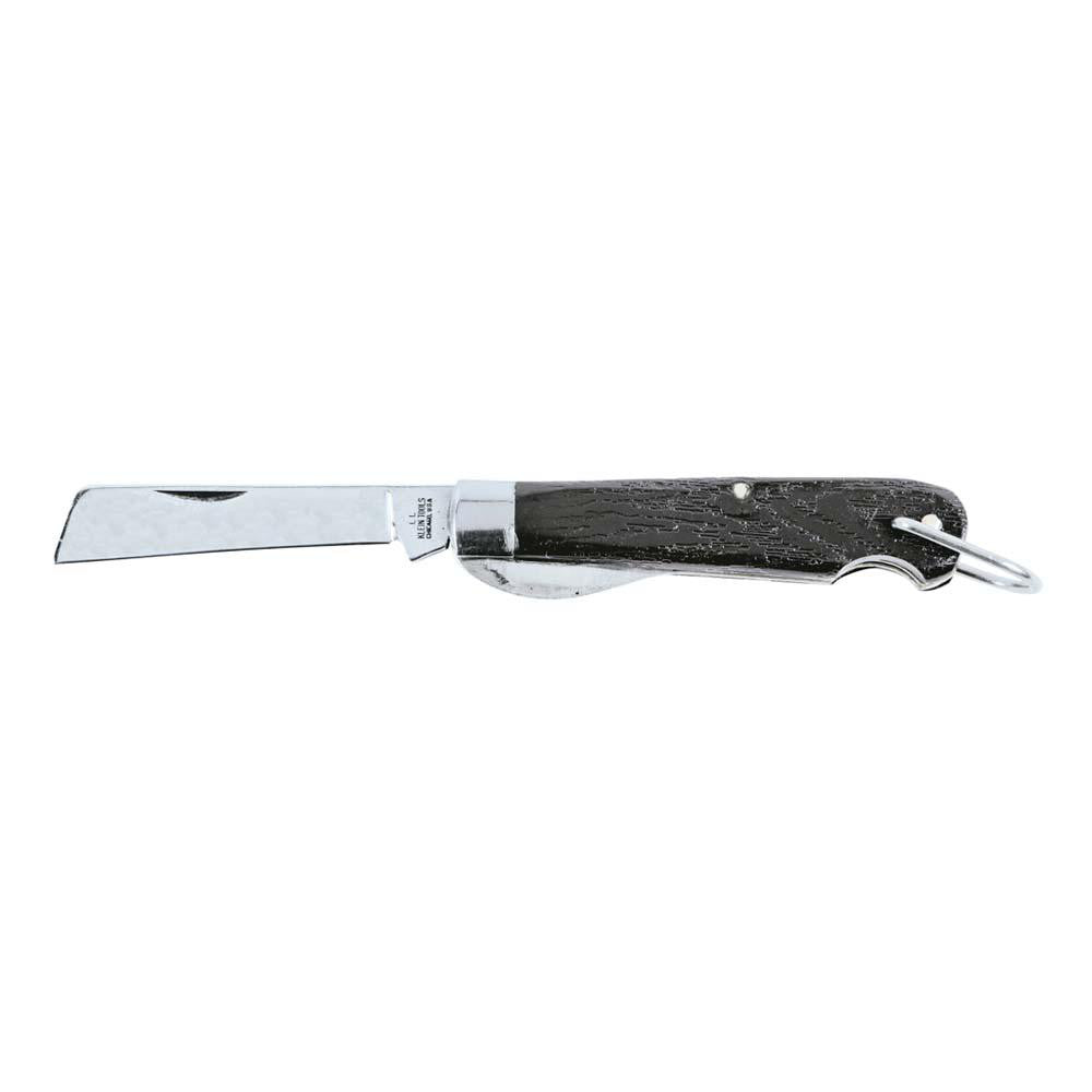 Klein Tools 1550-11 Folding Knives Knife Type Pocket  Edge Type Straight  Blade Type Coping-Type  Blade Material Carbon Steel  Handle Material Plastic  Overall Length (Decimal Inch) 5.5000