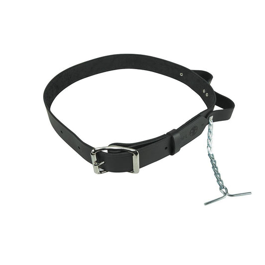 Klein Tools 5207L Tool Aprons & Tool Belts Tool Type Adustable Tool Belt Minimum Waist Size 38 Maximum Waist Size 46 Material Leather Number of Pockets 0 Color Black Overall Length 137.2 cm 54 in Features Heavy-Duty Made of Strong Specific Material Lea
