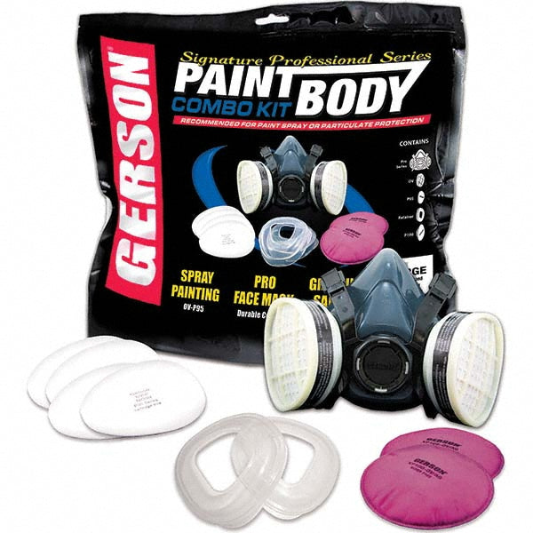 Gerson 9351 Full Face Respirator Silicone, Large