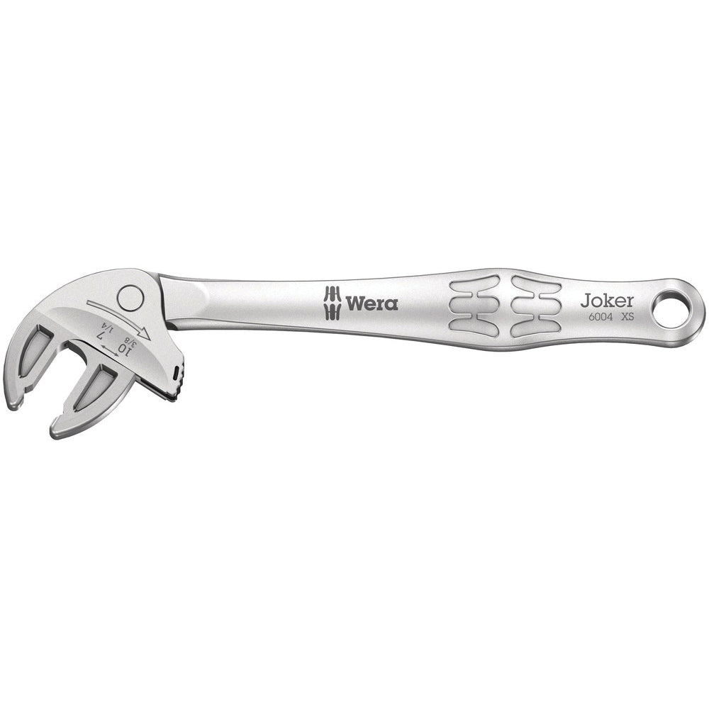 Wera 05020099001 Spanner Wrenches & Sets Wrench Type Adjustable Ratcheting  Minimum Capacity (mm) 7.00  Maximum Capacity (mm) 10.00  Maximum Capacity (Inch) 3/8  Overall Length (Inch) 5.51  Overall Length (Decimal Inch) 5.5100