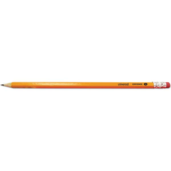 Universal UNV55402 Graphite Pencil #2 Tip, Black