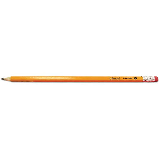 Universal UNV55402 Graphite Pencil #2 Tip, Black