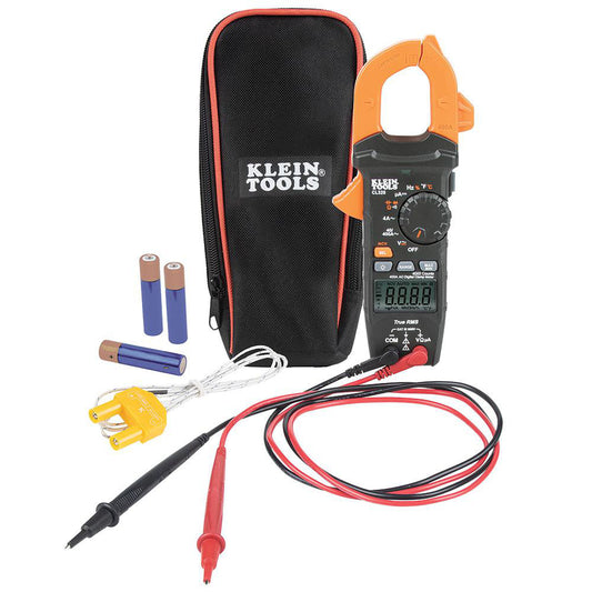 Klein Tools CL320 HVAC Clamp Meter CAT III, 1.61" Jaw, Clamp On Jaw