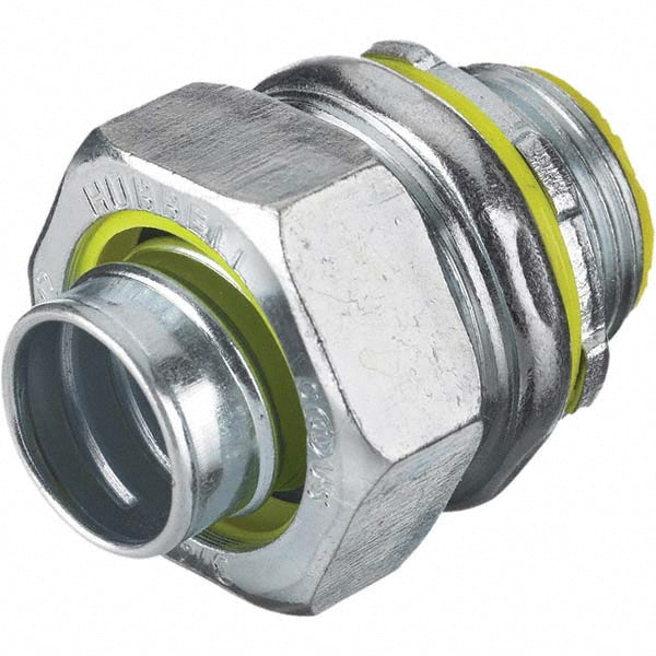 Hubbell Wiring Device-Kellems H0501 Conduit Connector For Liquid-Tight, Malleable Iron & Steel, 1/2" Trade Size
