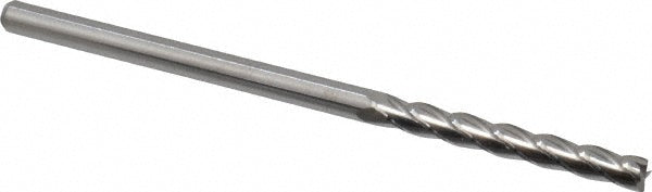 M.A. Ford 12212500 Square End Mill 1/8" Dia, 1" LOC, 4 Flute, Solid Carbide