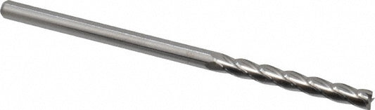M.A. Ford 12212500 Square End Mill 1/8" Dia, 1" LOC, 4 Flute, Solid Carbide