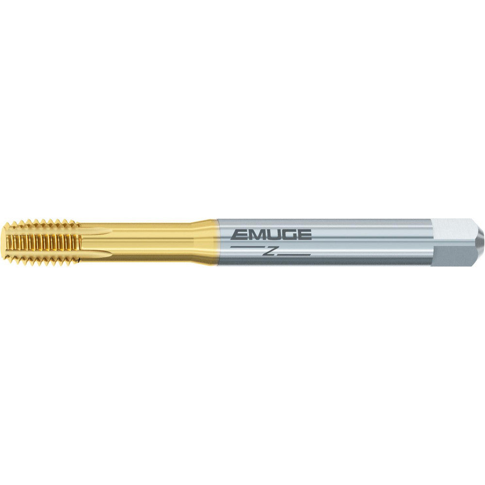 Emuge B529Z700.0040 Thread Forming Tap M4x0.70 Metric, 6H Class of Fit, Form Tap, Powdered Metal High Speed Steel, TiN-80 Coated