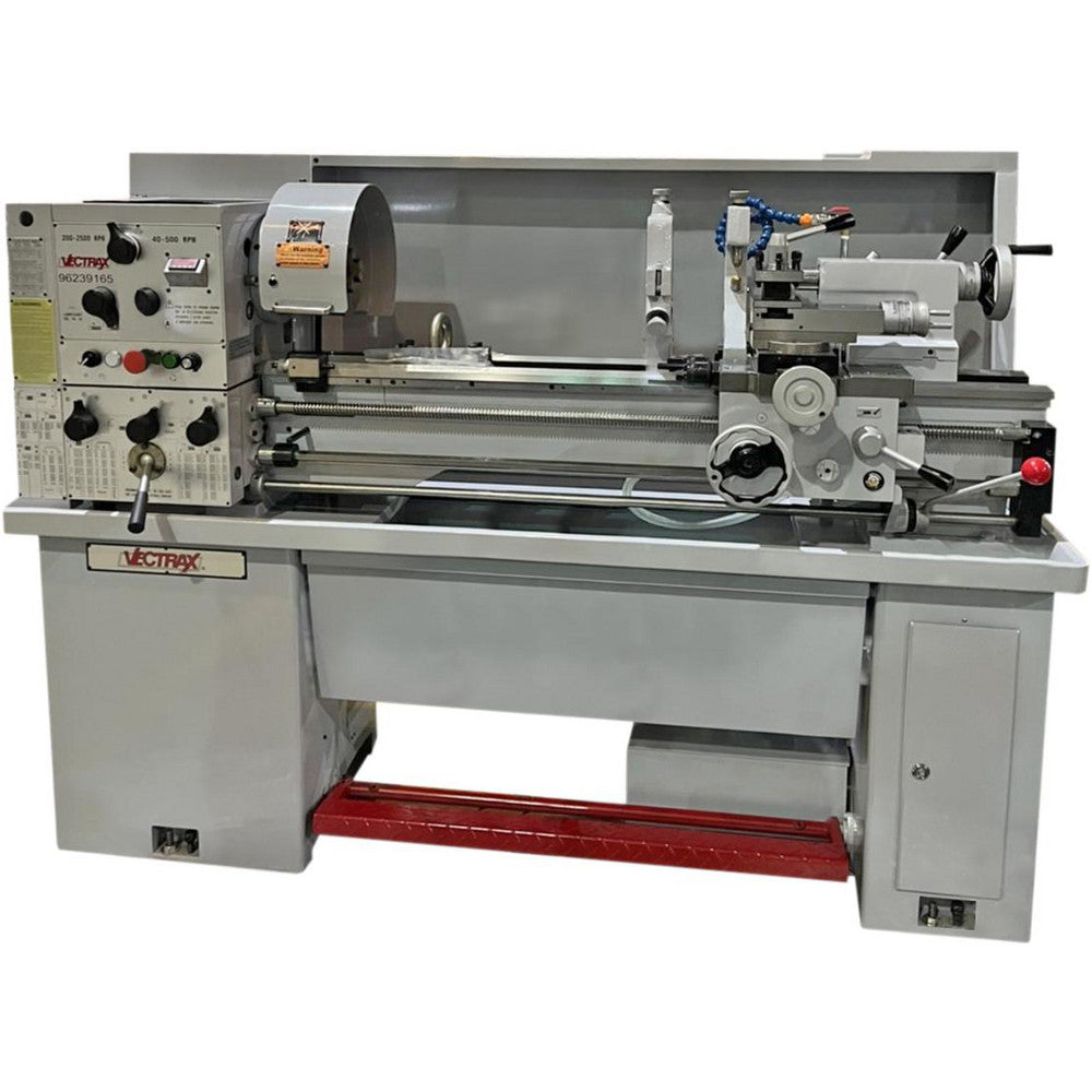 Vectrax TRA036-230 13" x 40" Engine Lathe Geared Head, 3 hp, 230 V