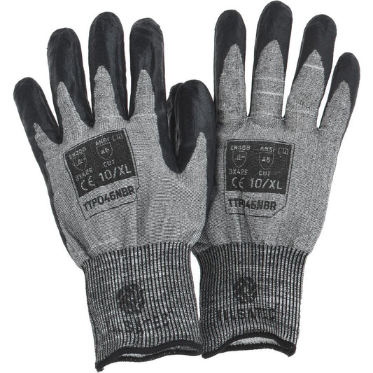 Tilsatec TTP045NBR-10 Cut & Puncture Resistant Gloves 
