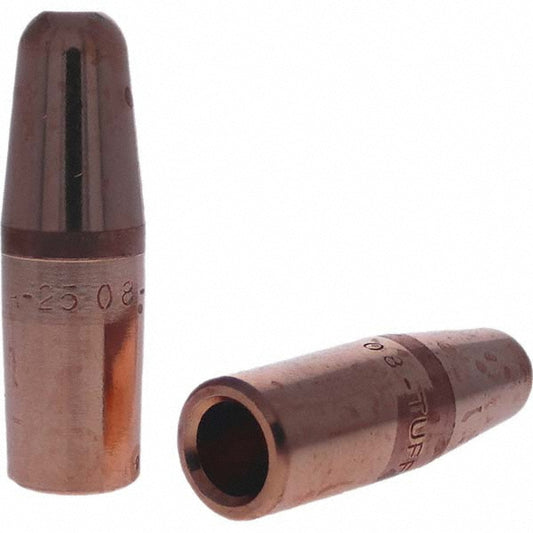 Tuffaloy 132-2508 Spot Welder Tips Tip Type Straight Tip A Nose (Pointed)  Material RWMA Class 2 - C18200  Overall Length 2 in  For Use With. 5RW Electrode Holder  Tip Diameter Inch 0.625 in  