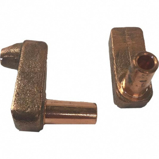 Tuffaloy 186-0015 Spot Welder Tips Tip Type Misc Double Bend Tip E Nose (Truncated)  Material RWMA Class 2 - C18200  Overall Length 2 in  For Use With. 4RW Electrode Holder  