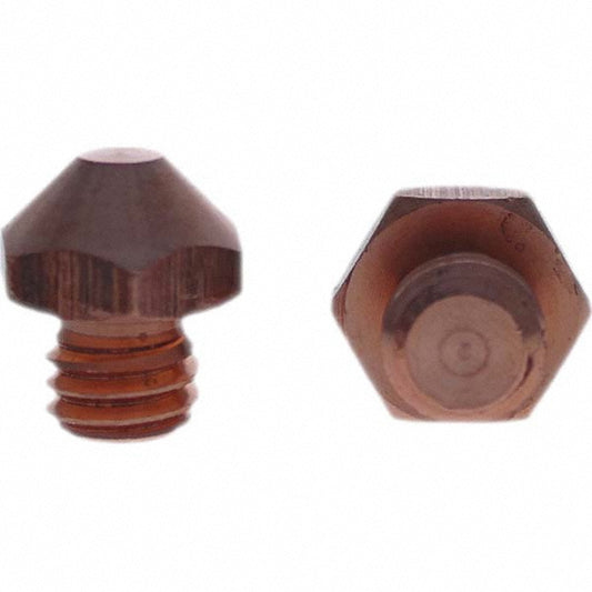 Tuffaloy 188-5062-14 Spot Welder Tips Tip Type Threaded Tip E Nose (Truncated)  Material RWMA Class 2 - C18200  Overall Length 0.75 in  For Use With. 7/16-14 Threaded Electrode Holder  Tip Diameter Inch 0.625 in  