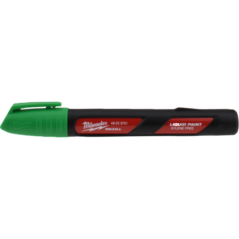 Milwaukee Tool 48-22-3751 Solid Paint Marker Green, Liquid, Medium Point