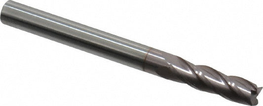 Kyocera SGS Precision Tools 39023 Square End Mill 3/16" Dia, 5/8" LOC, 4 Flute, Solid Carbide