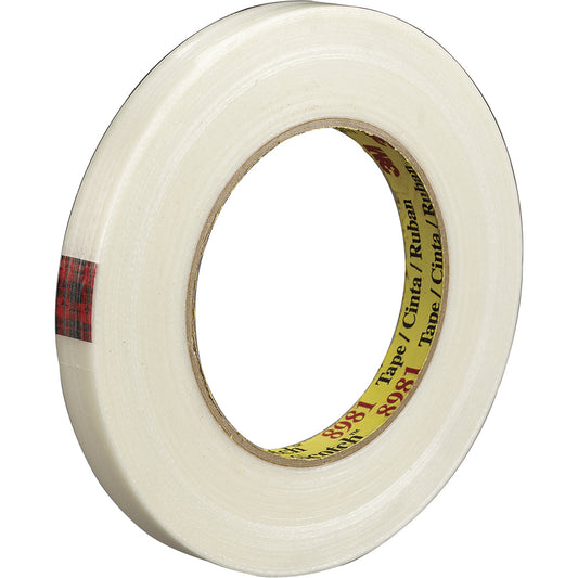Scotch 7000123469 Filament & Strapping Tape Type Industrial Tape  Color Transparent  Width (mm - 2 Decimals) 48  Thickness (mil) 6.6  Tape Number 8981  Length (Meters) 55