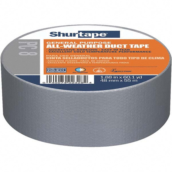 Shurtape 152303 Duct Tape 48.00 mm Wide, 55 m Long, 8 mil Thick, Polyethylene Foam