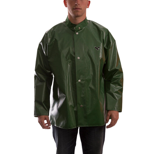 Tingley J22208.XL Rain Coat Size X-Large, Green, Nylon