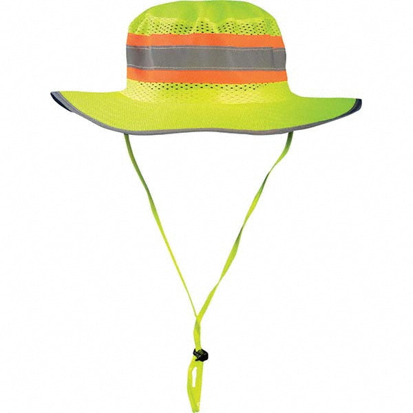 OccuNomix LUX-RNG-ST-YM Ranger Hat Polyester,  High-Visibility Yellow,  Size  Medium