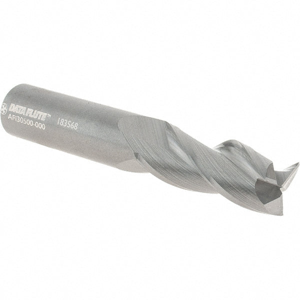 Data Flute Cnc 32348-00-D Square End Mill 1/2" Dia, 1-1/4" LOC, 3 Flute, Solid Carbide