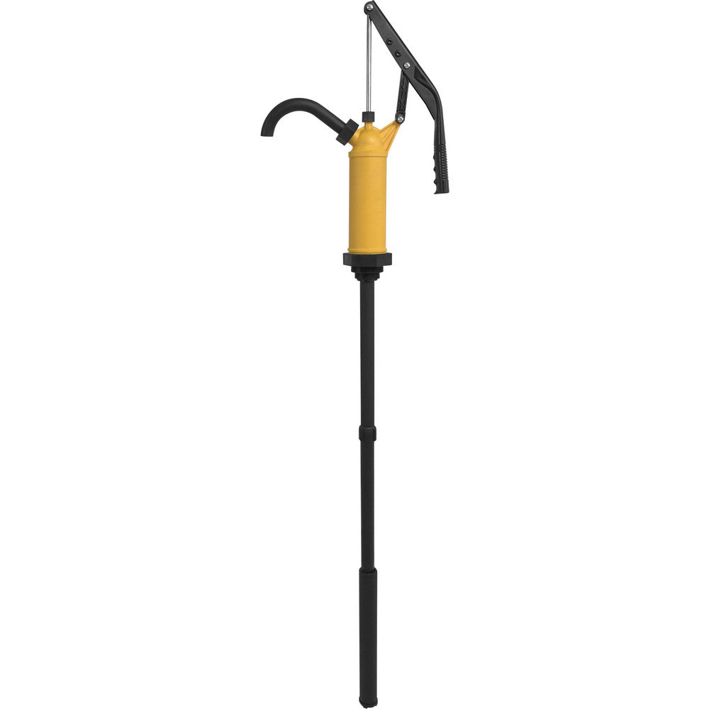 Pro-Lube PLP/20 Lever Hand Drum Pump Up to 15 oz per Stroke at High Flow, Oil Lubrication, Polypropylene, Viton, Stainless Steel