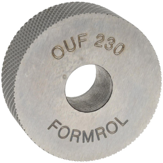 Stafford Special Tools OUF-230 Standard Knurl Wheel 1" Dia, 90 &deg Tooth Angle, 30 TPI, Diamond, High Speed Steel