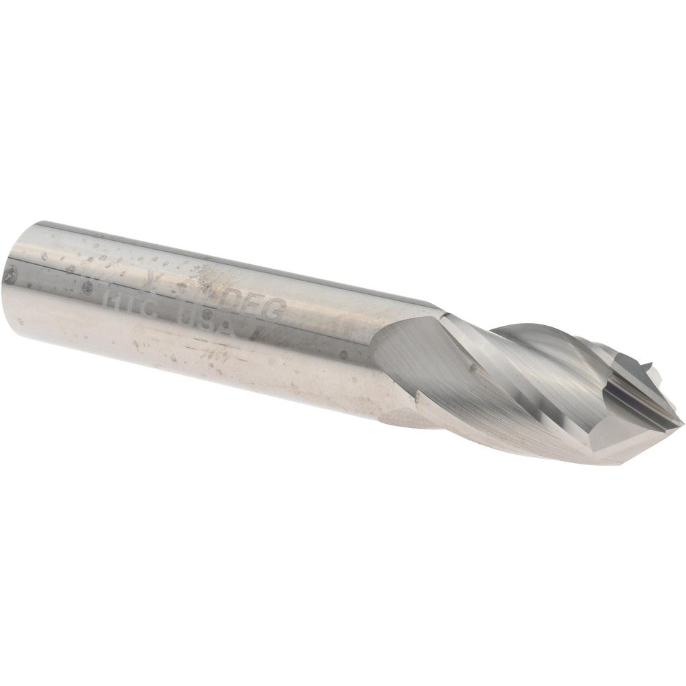 Harvey Tool 15332 Drill Mill 1/2" Dia, 1" LOC, 4 Flutes, 90 &deg Point, Solid Carbide