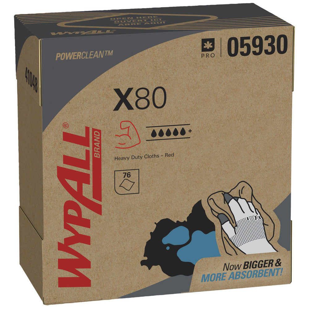 WypAll 09340423/05930 X80 Heavy Duty Wipes