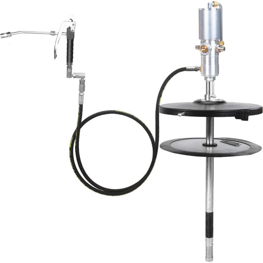 Pro-Lube GP1/ST/601/N Air-Operated Drum Pump 601, Up to 2.2 lbs per minute, Grease Lubrication, Steel, Aluminum, PVC, Brass & Polyurethane