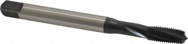 Emuge BU456011.5639 1/4-28 UNF, 3 Flute, 15&deg Helix, Modified Bottoming Chamfer, Nitride/Oxide Finish, Cobalt Spiral Flute STI Tap