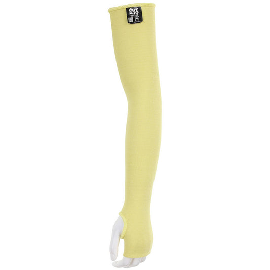 MCR Safety 93724T Cut & Puncture-Resistant Sleeve Size Universal, Kevlar, Yellow, ANSI Cut A3