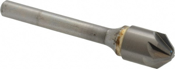 Kyocera SGS Precision Tools 74261 Countersink 1/2" Head Dia, 90.00 deg Included Angle, 6 Flute, Solid Carbide, Right Hand Cut