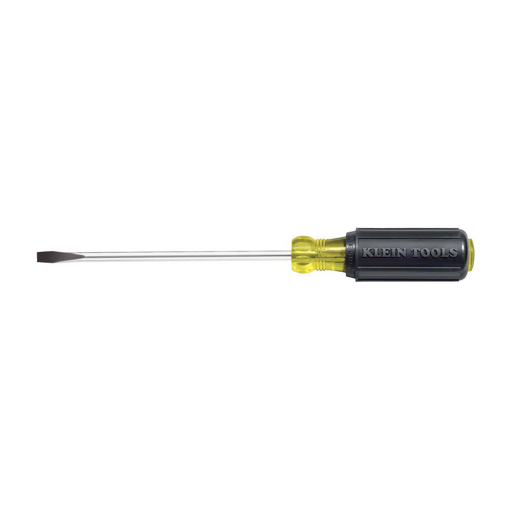 Klein Tools 605-10 Slotted Screwdriver 1/4" Width, 14.344" OAL, 10" Blade Length