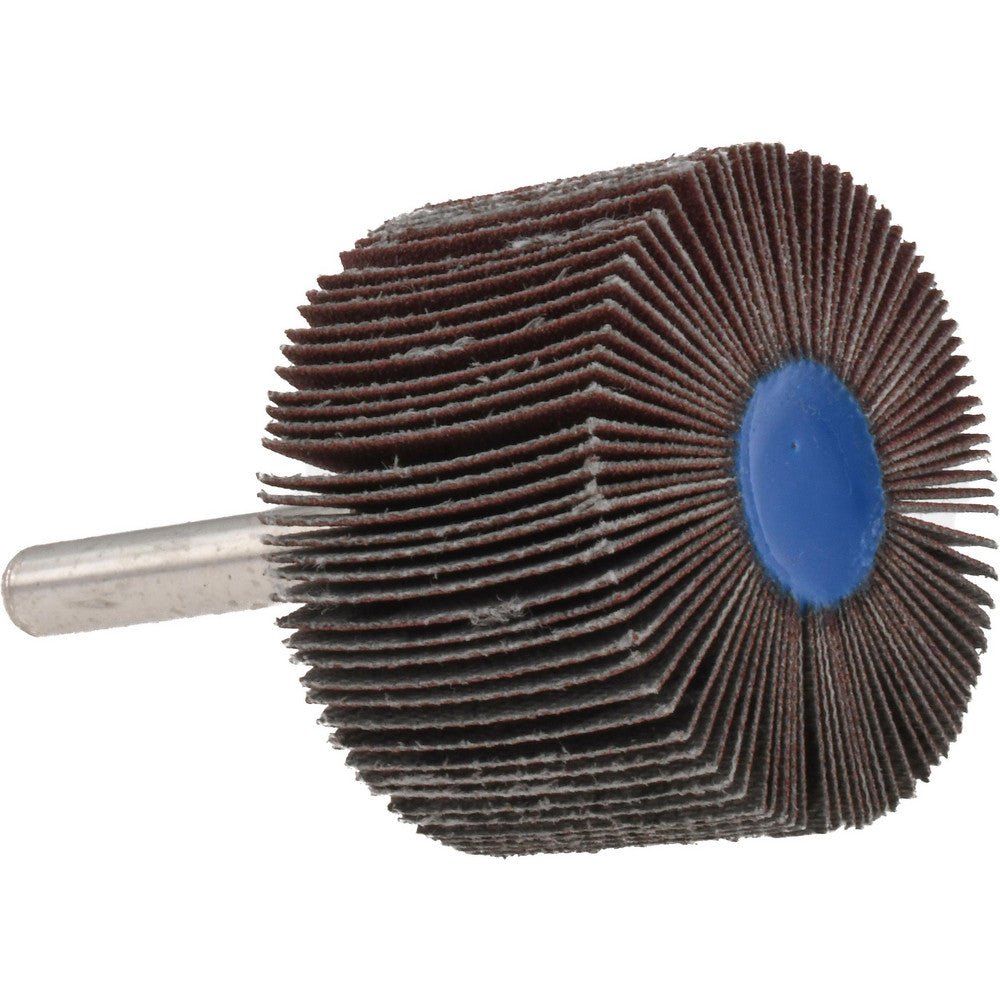 Superior Abrasives A018817 Mounted Flap Wheel 1-1/2" Dia, 1" Face Width, 180 Grit, Aluminum Oxide