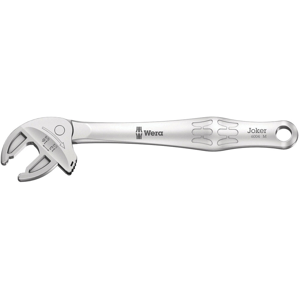 Wera 05020103001 Spanner Wrenches & Sets Wrench Type Adjustable Ratcheting  Minimum Capacity (mm) 13.00  Maximum Capacity (mm) 16.00  Maximum Capacity (Inch) 5/8  Overall Length (Inch) 8.27  Overall Length (Decimal Inch) 8.2700