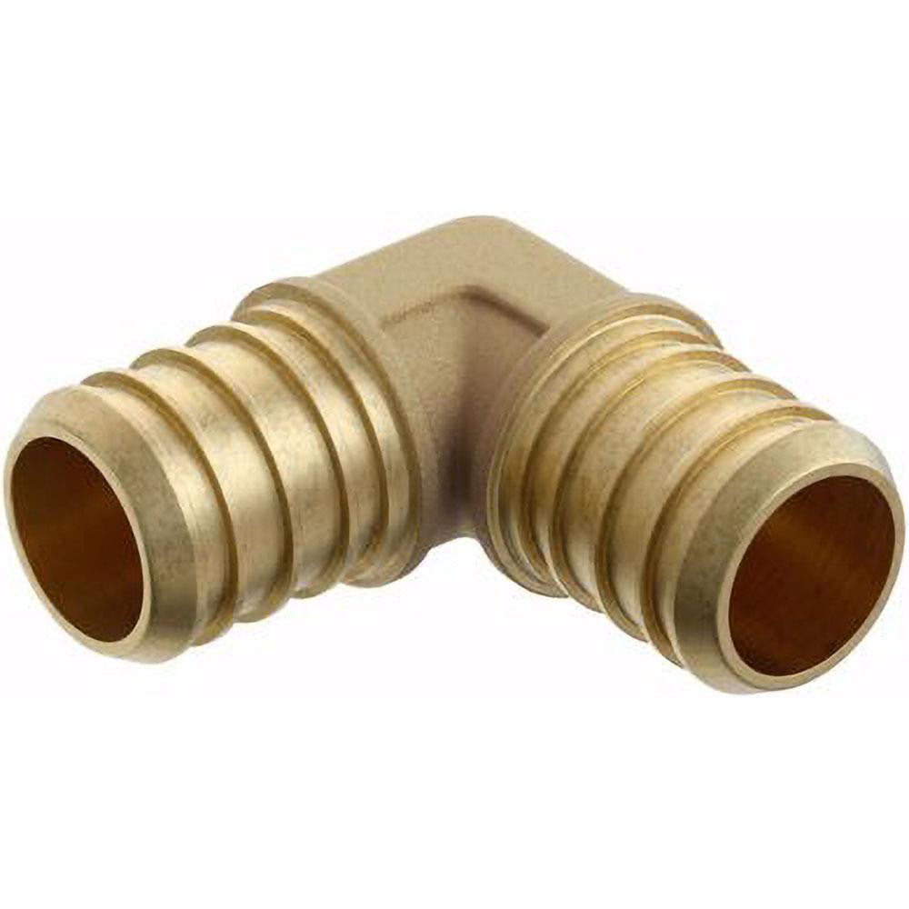 Jones Stephens C76008LF Brass Pipe 90 &deg Elbow 1/2" Fitting, PEX, Lead Free